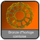 bronze horloge comtoise